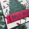 holly jolly Christmas tree card