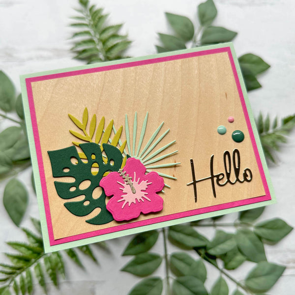 Tropical Hello Card